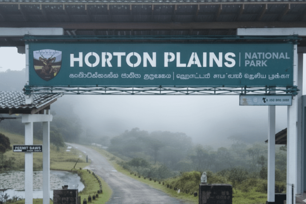Horton Plains entrance